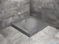 Brodziki prysznicowe - Radaway Doros C Compact Stone brodzik kwadratowy 80x80x11,5cm antracyt SDRC8080-05-64S - miniaturka - grafika 1