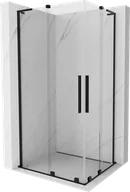 Kabiny prysznicowe - Mexen Velar L Duo kabina prysznicowa rozsuwana 90x80 cm, transparent, czarna - 871-090-080-02-03-70 - miniaturka - grafika 1