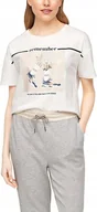 Koszulki i topy damskie - s.Oliver t-shirt damski biały XL/42 - miniaturka - grafika 1