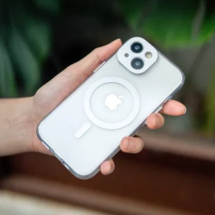 Moshi iGlaze MagSafe - Etui iPhone 15 Plus (Luna Silver) - Etui i futerały do telefonów - miniaturka - grafika 1