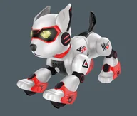 Roboty dla dzieci - Piesek robot sterowany elektronicznie pilotem - czerwony, w pełni interaktywny, rusza się, skacze, wydaje odgłosy, reaguje na ruch - miniaturka - grafika 1