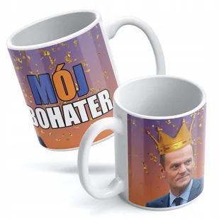 Kubek Donald Tusk Mój Bohater - Kubki - miniaturka - grafika 1