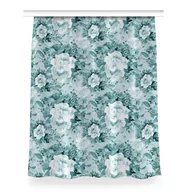 Zasłony - Zasłona z grafiką kolory 150x200 Kwiaty niebieskie, Fabricsy - miniaturka - grafika 1