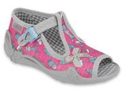 Kapcie damskie - Befado - Obuwie buty dziecięce sandały kapcie pantofle dla dziewczynki - 18 - miniaturka - grafika 1
