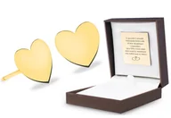 Biżuteria dla dzieci - ZŁOTE KOLCZYKI SERDUSZKA DLA DZIEWCZYNKI 8KT 333 - miniaturka - grafika 1