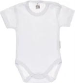 Body dla niemowląt - BODY NIEMOWLĘCE białe KRÓTKI RĘKAW RĘKAWEK ROZM. 62 BIAŁY Pampicio - miniaturka - grafika 1
