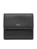 Portfele - Furla Mały Portfel Damski Goccia M Compact WP00469 BX3036 KH O6000 Czarny - miniaturka - grafika 1
