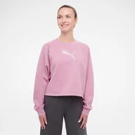 Bluzy sportowe damskie - Bluza damska Puma Gym & Pilates crop - miniaturka - grafika 1