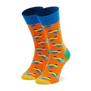 Skarpetki damskie - Happy Socks Skarpety Wysokie Unisex MPY01-2700 Pomarańczowy - grafika 1