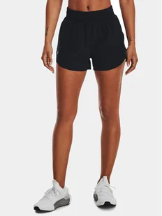 Under Armour Szorty sportowe Flex Woven Short 3In 1376935-001 Czarny Loose Fit - Spodenki damskie - miniaturka - grafika 1