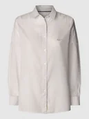 Koszule damskie - Pepe Jeans Koszula w kolorze lawendowo-białym - miniaturka - grafika 1