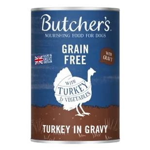Butcher's Original Recipe in Gravy kawałki w sosie 24 x 400 g Kurczak i indyk - Mokra karma dla psów - miniaturka - grafika 1