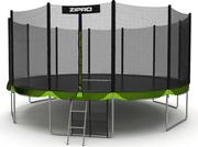 Trampoliny - Zipro Trampolina ogrodowa z siatką zewnętrzną 16FT 496cm + torba na buty GRATIS! - miniaturka - grafika 1