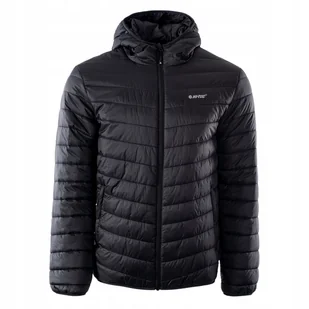 Kurtka zimowa męska pikowana Hi-tec Novara czarna sportowa 160 g/m2 XXL - Kurtki męskie - miniaturka - grafika 1