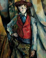 Plakaty - Galeria Plakatu, Plakat, Boy In A Red Waistcoat, Paul Cézanne, 59,4x84,1 cm - miniaturka - grafika 1