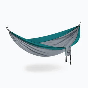 Hamak turystyczny ENO Single Nest grey/seafoam - Hamaki - miniaturka - grafika 1