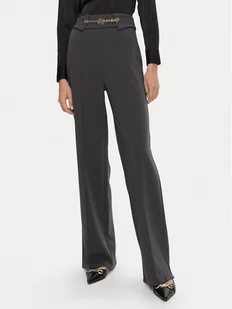 Rinascimento Spodnie materiałowe CFC0120004003 Szary Regular Fit - Spodnie damskie - miniaturka - grafika 1
