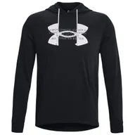 Bluzy sportowe męskie - Męska bluza Under Armour Rival Terry Logo Hoodie Rozmiar: L / Kolor: czarny - miniaturka - grafika 1