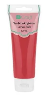 Przybory szkolne - Craft Farba akrylowa 120 ml karminowa DP - miniaturka - grafika 1