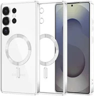 Etui i futerały do telefonów - Etui Supero do Galaxy S25 Ultra 5G magnetyczne, srebrne - miniaturka - grafika 1