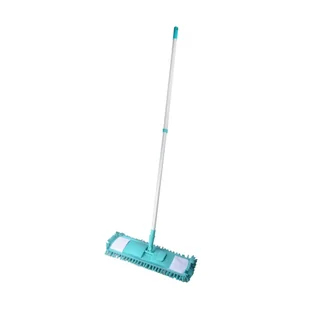 Mop płaski mikrofibra chenile z kijem teleskopowym - Miotły, szufle, mopy - miniaturka - grafika 1