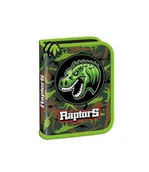 Piórniki - St. Majewski Piórnik dwuklapkowy bez wyposażenia BAMBINO Dinosaur - miniaturka - grafika 1