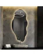 Lustra - Dekoracyjne lustro o organicznym kształcie z podświetleniem - LOLIT LED, LOLIT : 100x205 - miniaturka - grafika 1