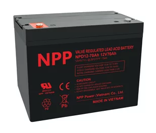 Akumulator NPD 12V 70Ah T14 NPP seria DEEP pasta - Ładowarki i akumulatory - miniaturka - grafika 3