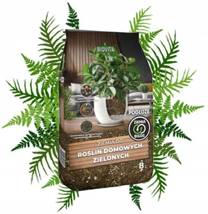 Ziemia do Roślin Domowych Zielonych Bigos 8L Lekkie, Przepuszczalne Podłoże - Nawozy ogrodnicze - miniaturka - grafika 1