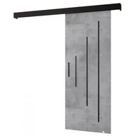 Drzwi wewnętrzne - Drzwi przesuwne wewnętrzne naścienne, drzwi loft do zabudowy, system przesuwny Salwador 90 wzór Y - miniaturka - grafika 1