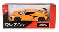 Samochody i pojazdy dla dzieci - RMZ 5 Chevrolet Corvette Z06 2023 yellow - miniaturka - grafika 1