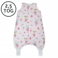 Śpiworki dla dzieci - CAŁOROCZNY ŚPIWOREK Z NOGAWKAMI 56-68 XS 2,5 TOG BAWEŁNA100% PRODUKT POLSKI - miniaturka - grafika 1