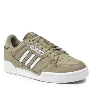 Buty sportowe damskie - Adidas Buty Continental 80 Stripes GZ6264 Orbgrn/Ftwwht/Grefiv - grafika 1