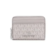 Portfele - Michael Kors Women's Jet Set Charm małe etui na karty, perłowy szary, Pearl Grey - miniaturka - grafika 1