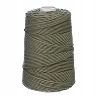 Zabawki kreatywne - Sznurek Do Makram Skręcany Khaki Zielony 100M 3Mm Dpcraft - miniaturka - grafika 1