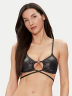 Stroje kąpielowe - Calvin Klein Swimwear Góra od bikini KW0KW02250 Czarny - miniaturka - grafika 1