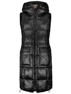 Kamizelki damskie - Sublevel Kamizelka pikowana w kolorze czarnym - miniaturka - grafika 1