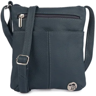 Skórzana torebka mała listonoszka wizytowa damska granatowa Beltimore A33 - Torebki damskie Skórzana torebka mała listonoszka wizytowa damska granatowa Beltimore A33 - Torebki damskie - miniaturka - grafika 1