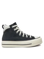 Trampki damskie - Converse Trampki Chuck Taylor All Star Puff Lift A09377C Czarny - miniaturka - grafika 1