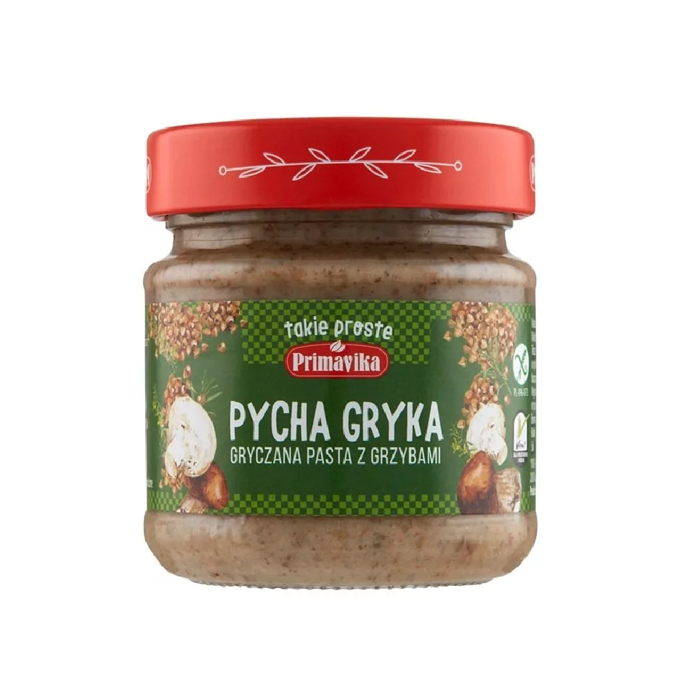 Primavika Pasta Gryczana z Grzybami 160g - PRIPASGRYGRZY