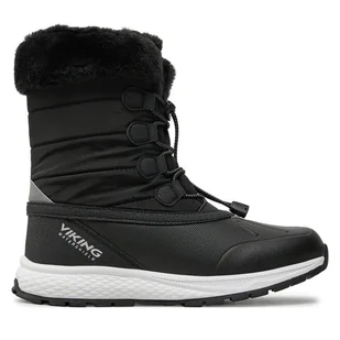 Śniegowce Viking 3-93610-233 Czarny - Buty dla dziewczynek - miniaturka - grafika 1