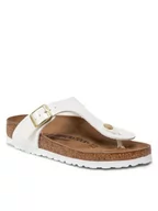 Klapki i japonki damskie - Birkenstock Japonki Gizeh Bs 1005300 Biały - miniaturka - grafika 1