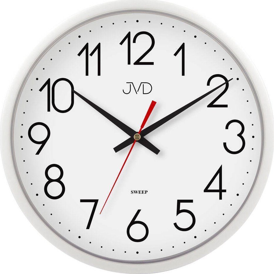JVD Zegar ścienny JVD HP614.1 cichy mechanizm, 28 cm