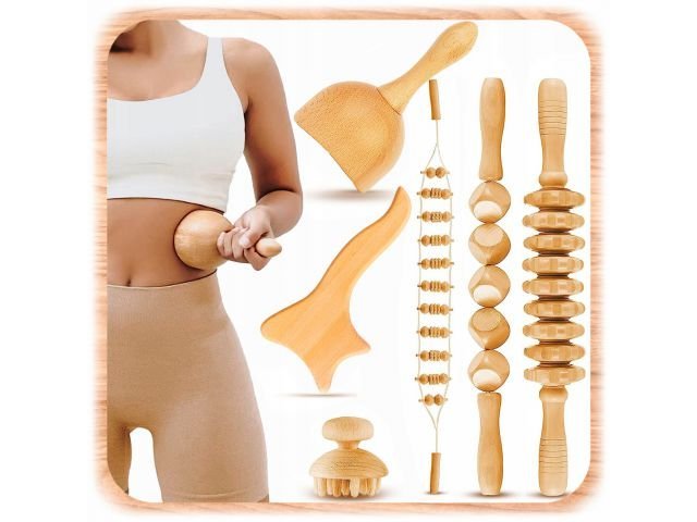 Masażery drewniane do Maderoterapii masaż całego ciała rehabilitacji cellulit