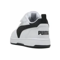 Buty trekkingowe dziecięce - Dziecięce sneakersy PUMA Rebound V6 Lo PUMA White Black transparent - miniaturka - grafika 1