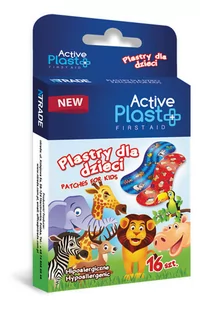 NTRADE Active Plast plastry dla dzieci x 16 szt |  OD 199 PLN! - Apteczki i materiały opatrunkowe - miniaturka - grafika 2