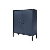 Komody - Komoda MK104 Mono Piaski Meble Beż Piaskowy, Czarne - miniaturka - grafika 1