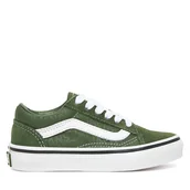 Buty dla chłopców - Tenisówki Vans Old Skool VN000E9RZ3R1 Khaki - miniaturka - grafika 1