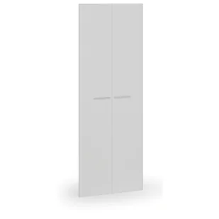 Drzwi skrzydłowe PRIMO, para, wysokość 2087 mm, białe - Inne meble biurowe - miniaturka - grafika 1