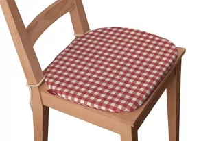 Dekoria Siedzisko Bartek na krzesło czerwono biała kratka 1,5x1,5cm) 40 × 37 × 2,5 cm Quadro 220-136-16 - Meble modułowe i akcesoria - miniaturka - grafika 1